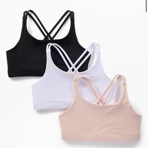 Athleta Girl Upbeat Bra 3-Pack